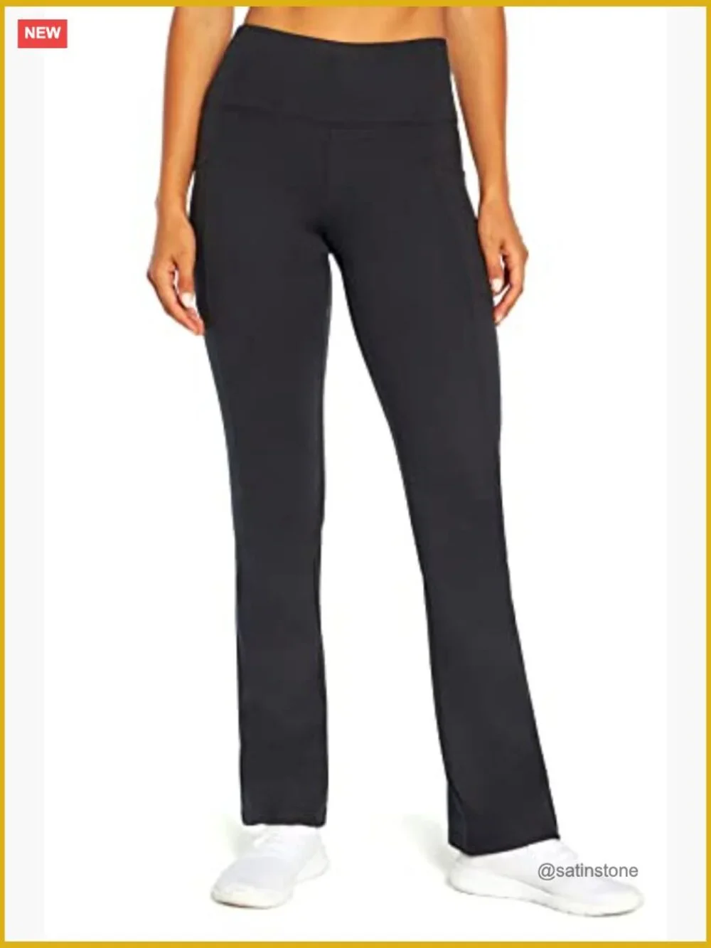 High Rise Bootcut Yoga Pant with Pockets - 32" Inseam - Picture 2 of 7